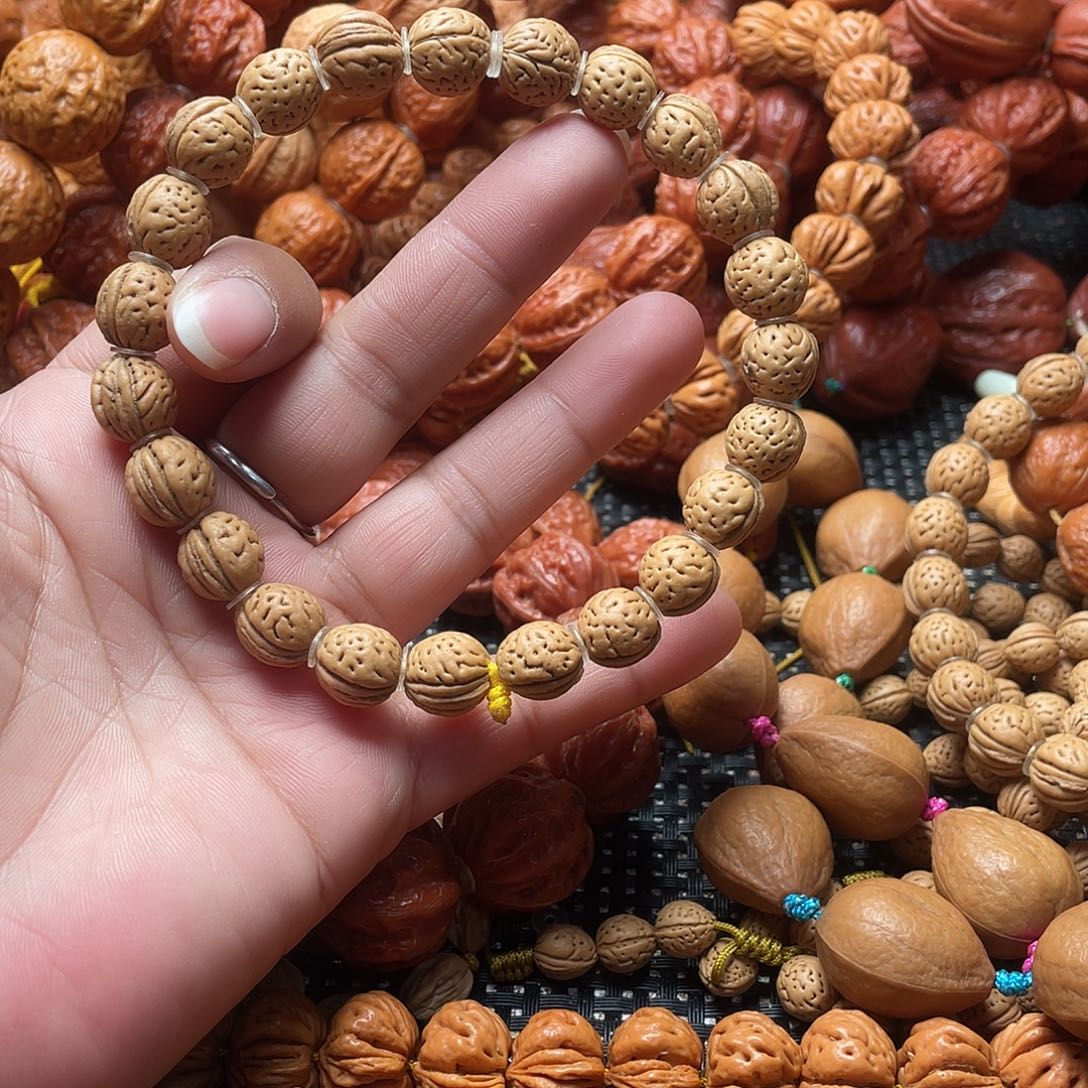 十***榴文玩核桃手串桃核