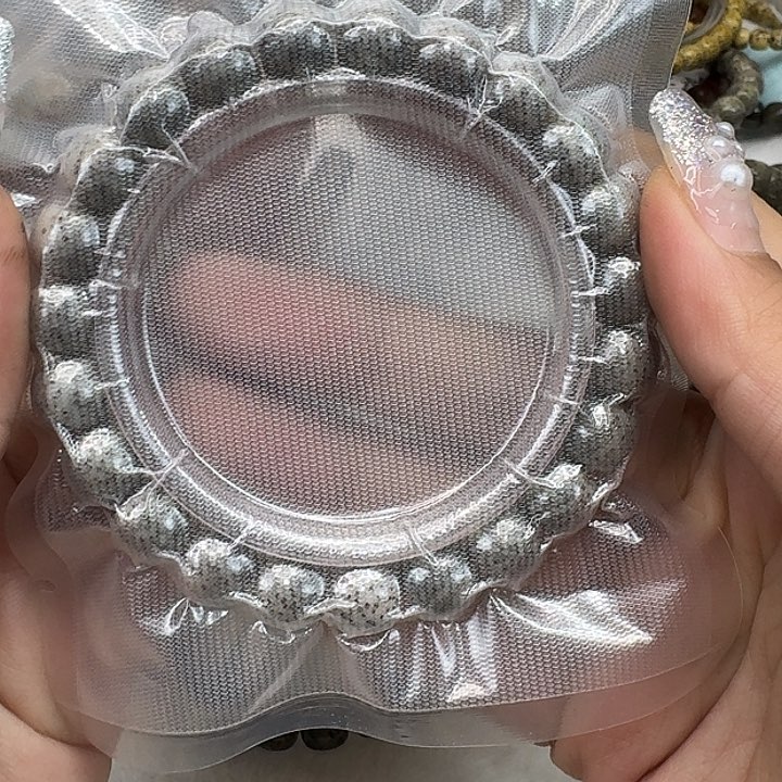 星月菩提手串99王者黑灰星月菩提10桶单圈