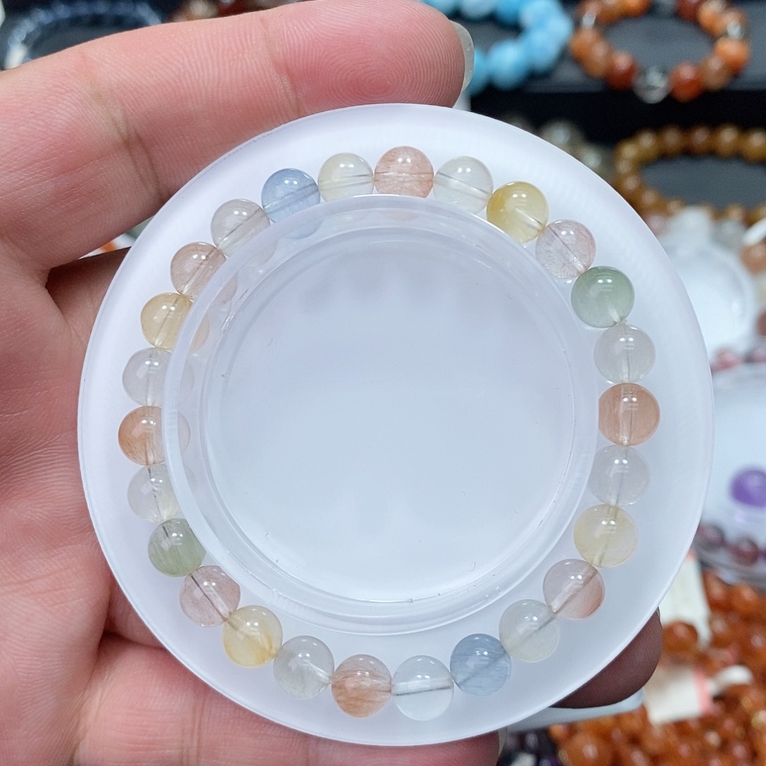 未镶嵌手链水晶?兔毛