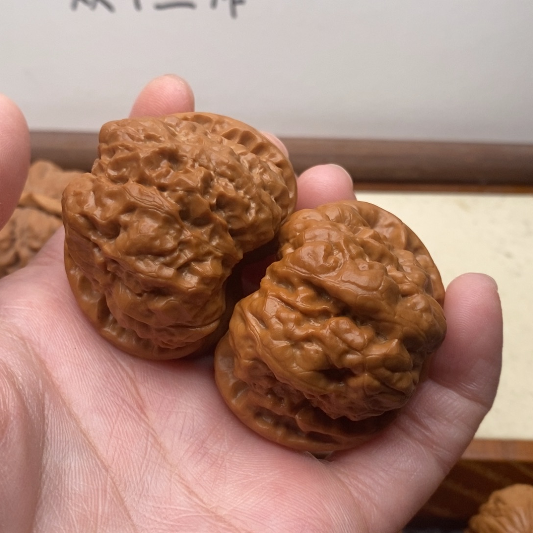 文玩核桃把件边43左右