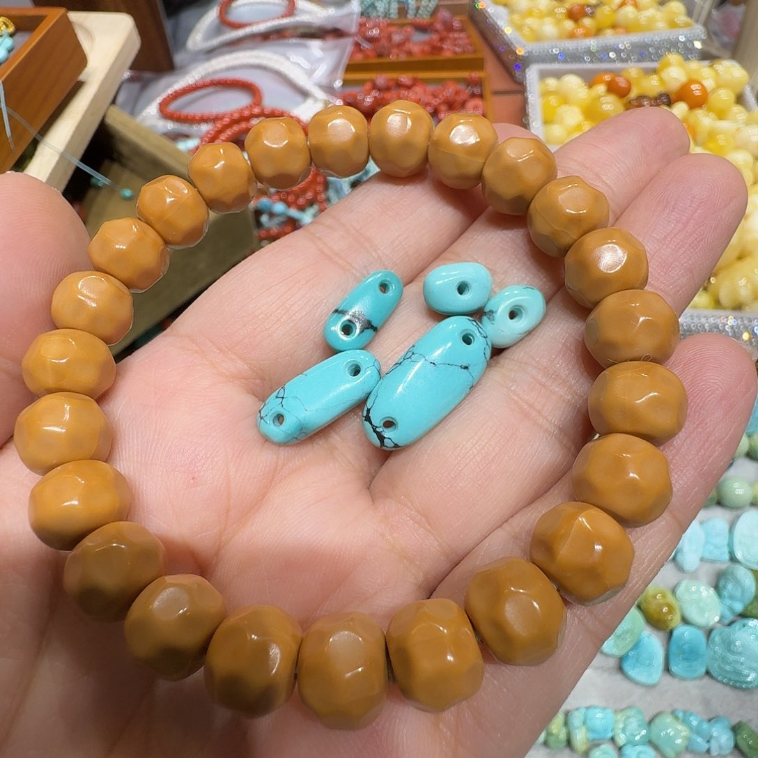 蔚***叶手串猴头核桃配饰