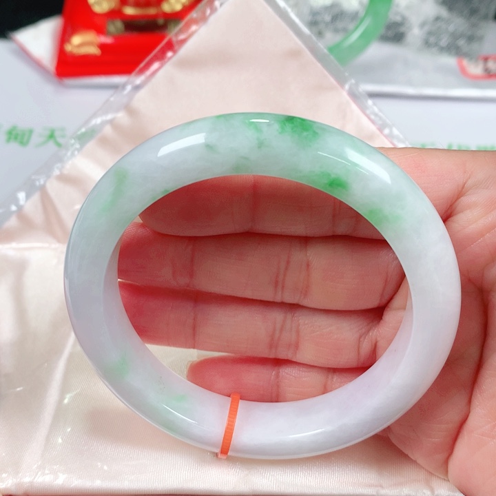 未镶嵌手镯翡翠   编号1054 正圈58-59