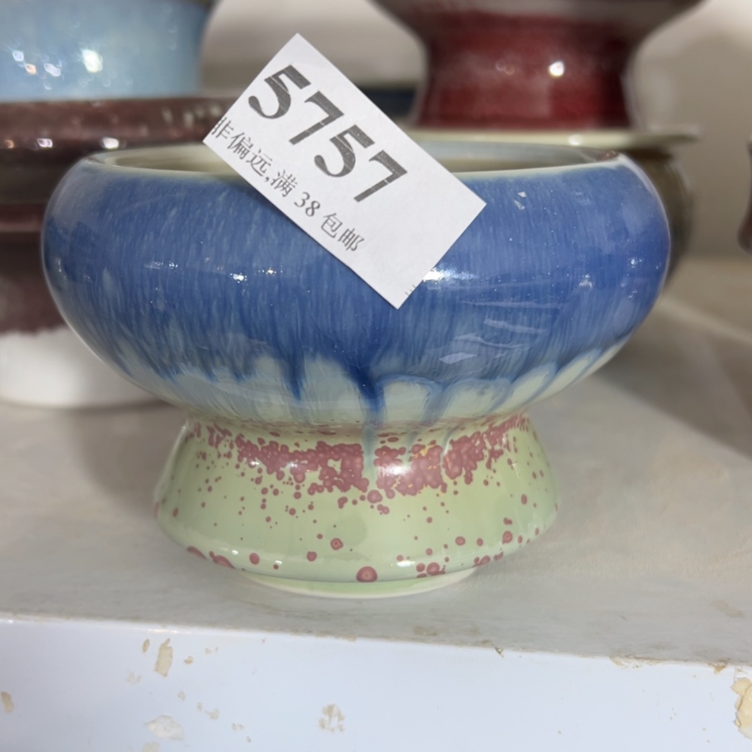 红陶景德镇手工花盆