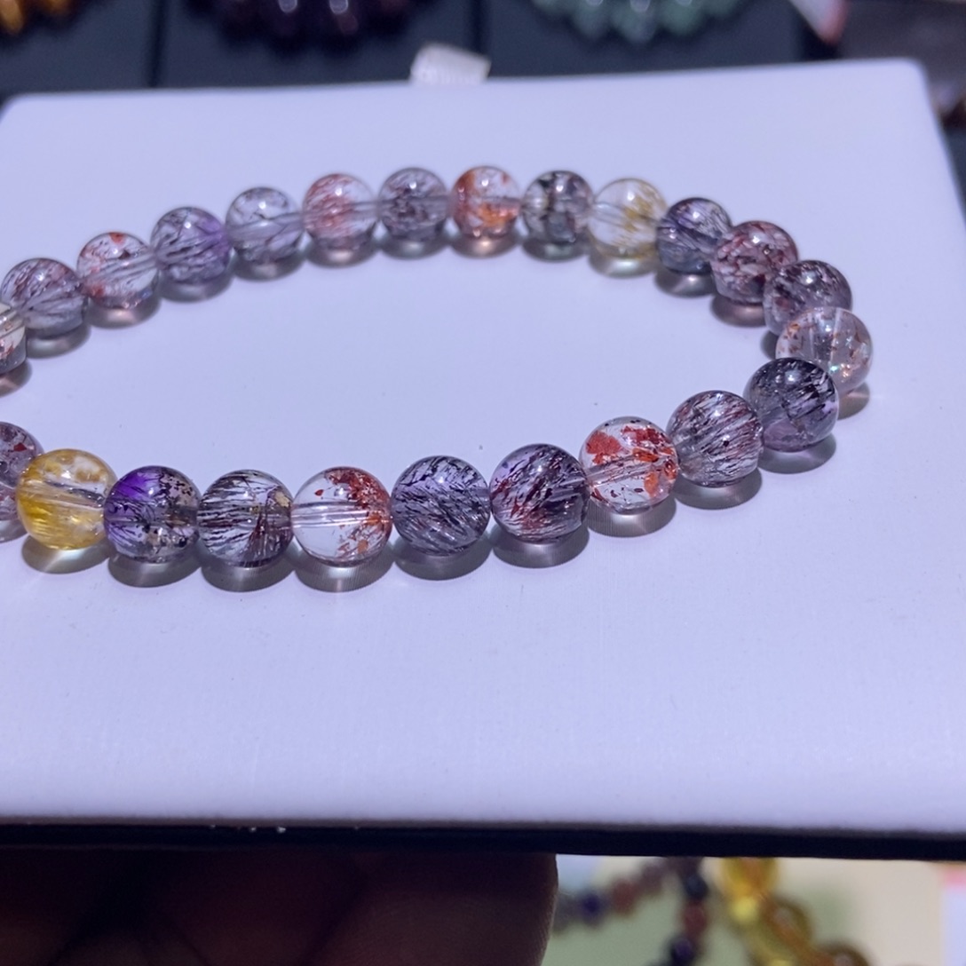 水晶手串未镶嵌毒液7.2