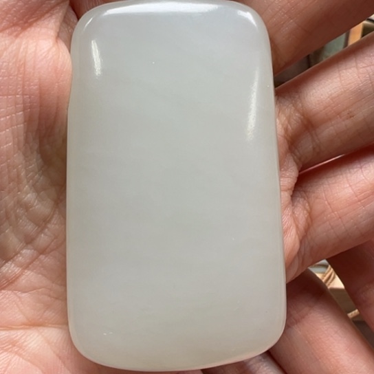 和田玉颈饰未镶嵌青海平安牌