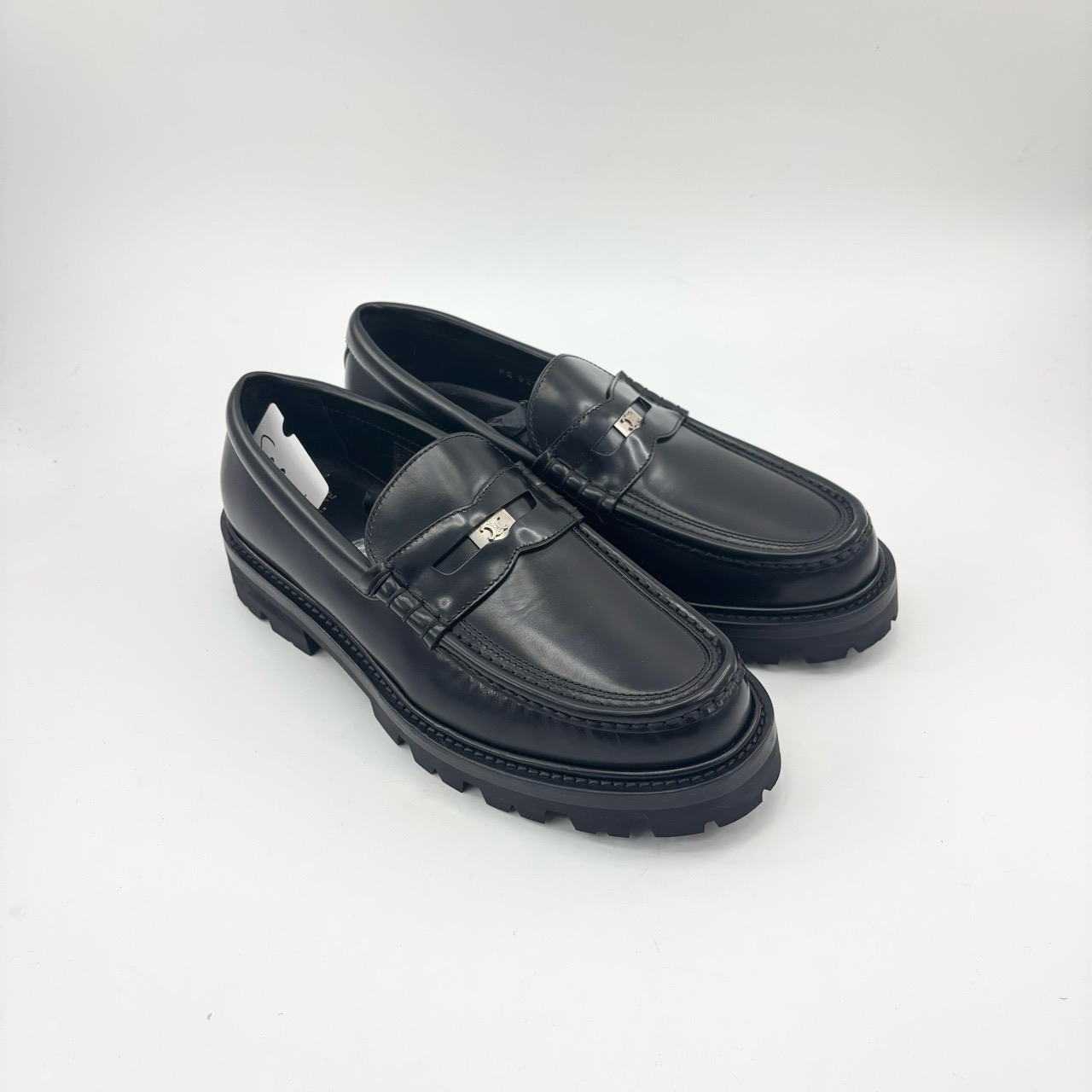 95新 Celine/思琳 Celine赛琳/39码/黑色乐福鞋/95新/TT0685