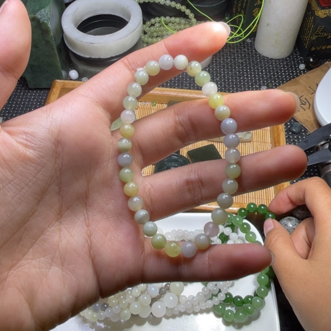 未镶嵌和田玉珠宝半成品卡6 微瑕