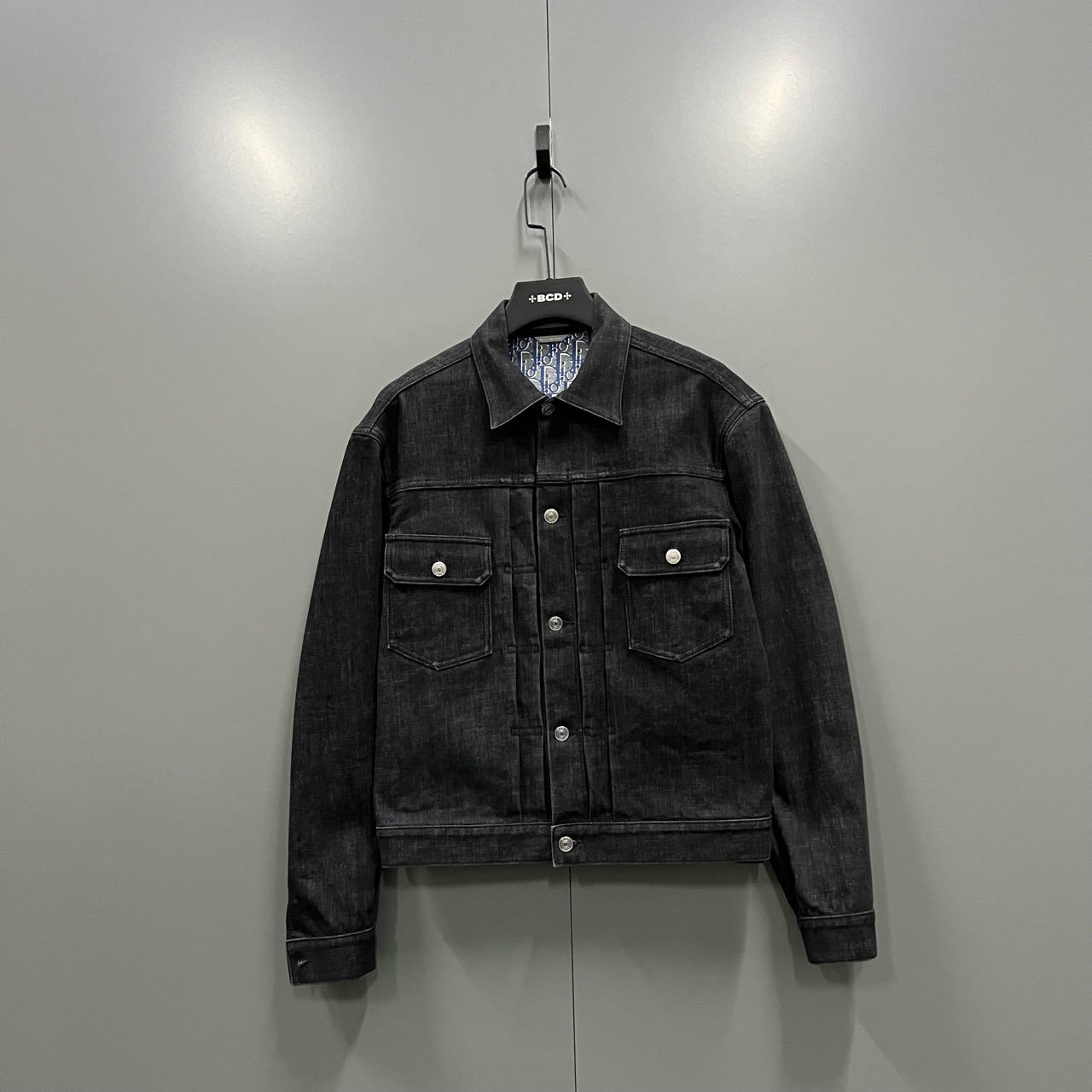 99新 DIOR/迪奥 （c3）内里老花牛仔外套 46码/007032