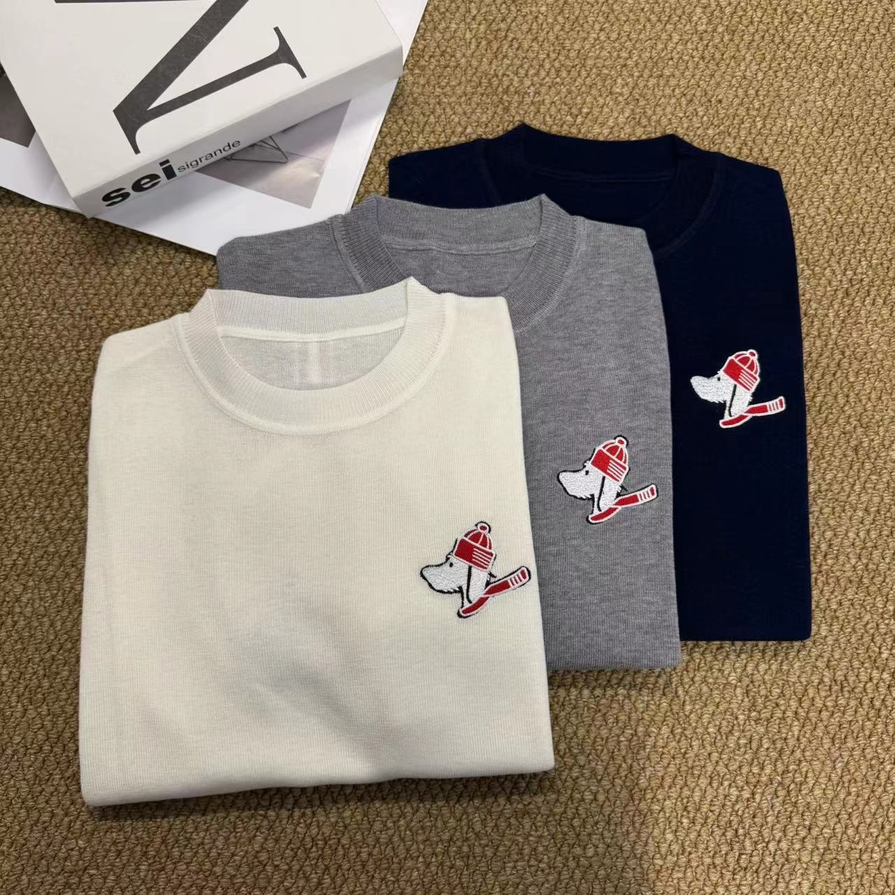 深圳南油白桃美美 红帽小狗百搭短袖T恤女夏季新款简约时尚F1076