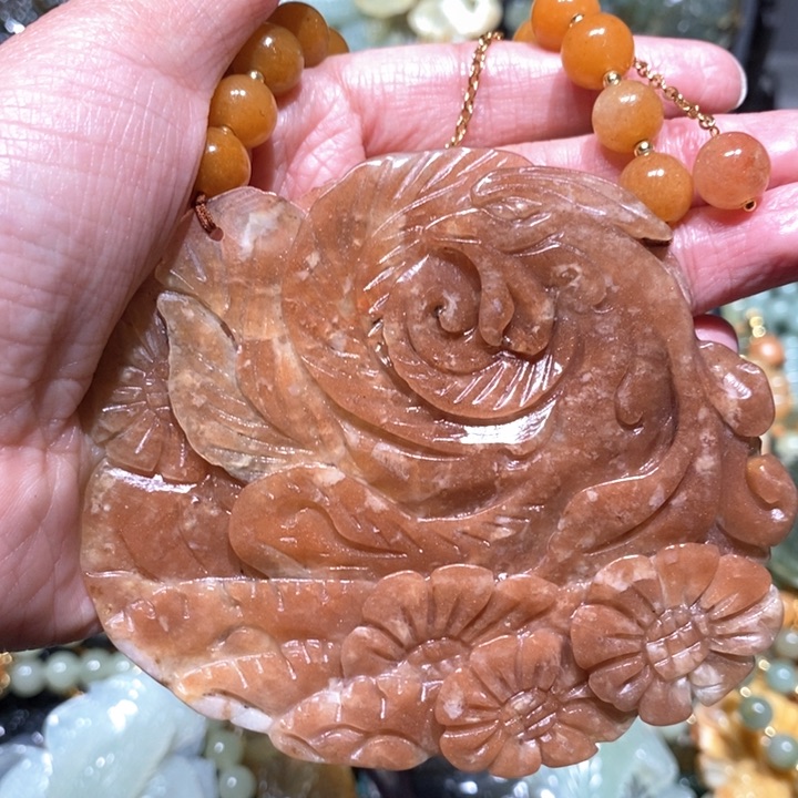 岫玉毛衣链未镶嵌