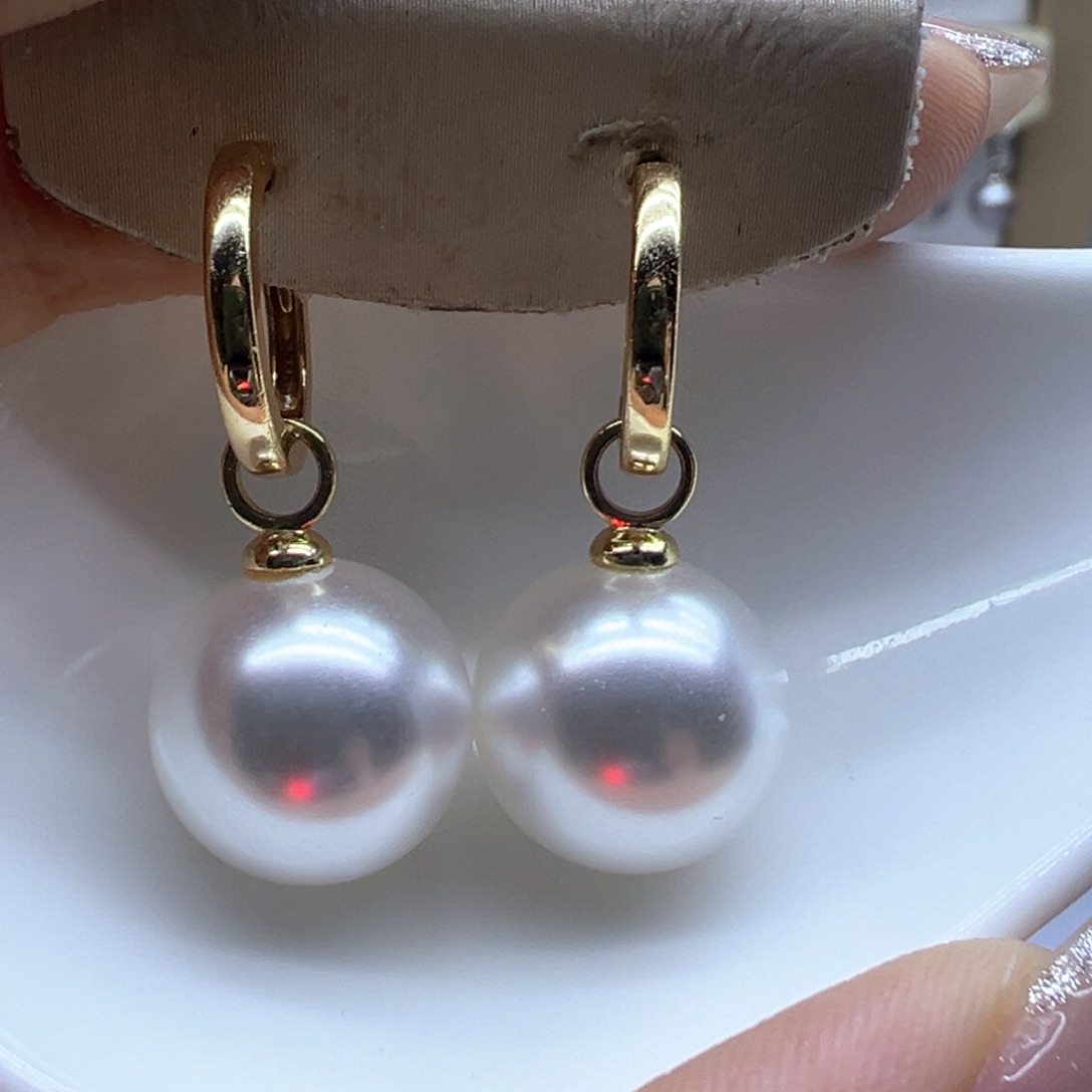 未镶嵌淡水珍珠耳饰