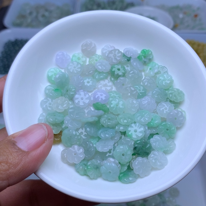 散珠翡翠幸*果翡翠冰绿