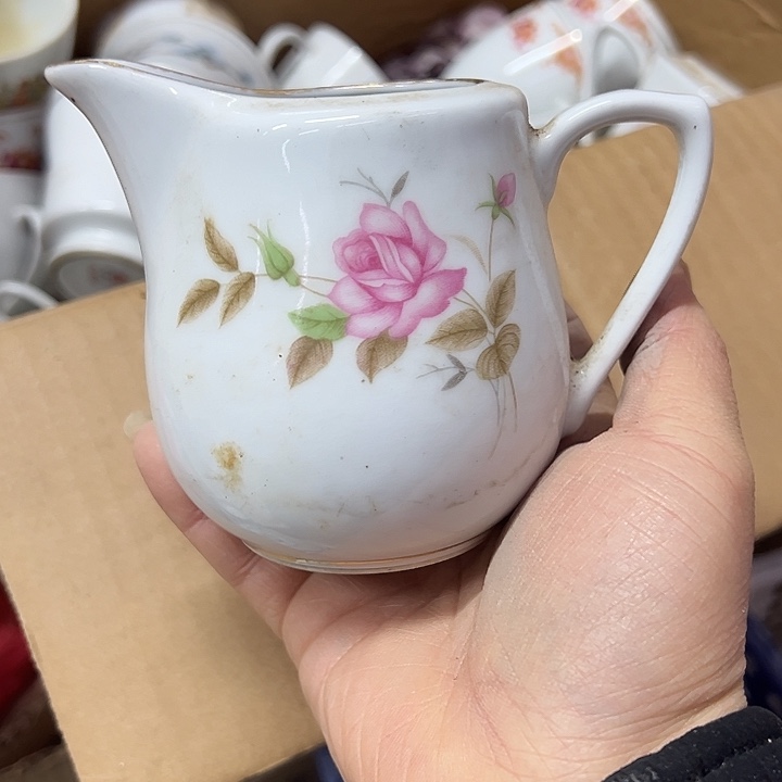 陶摆件景德镇花花公道杯