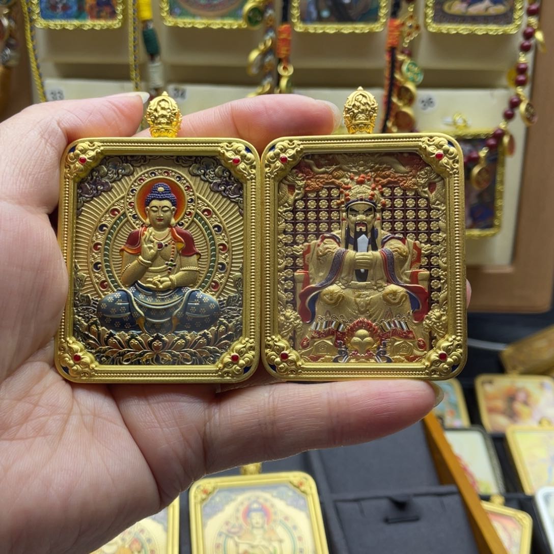 吊坠唐卡一步到位后又在