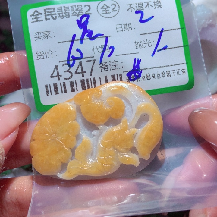 星***星翡翠未镶嵌颈饰你