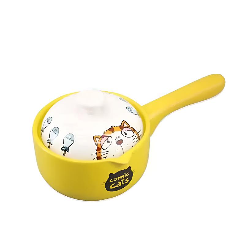 2678      宝宝煮奶辅食家用陶瓷耐高温奶锅