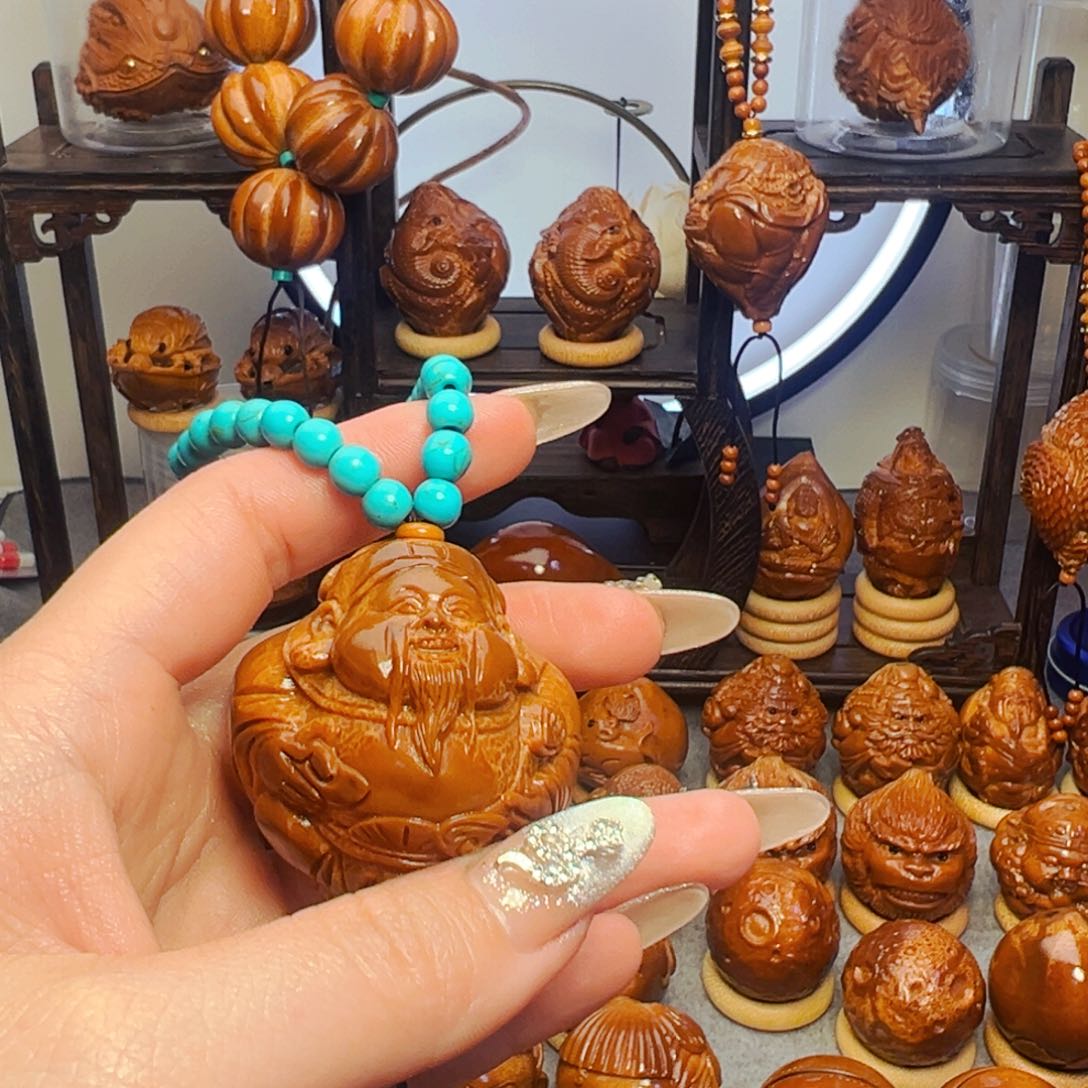 橄榄核手串/手链苏**帝财神