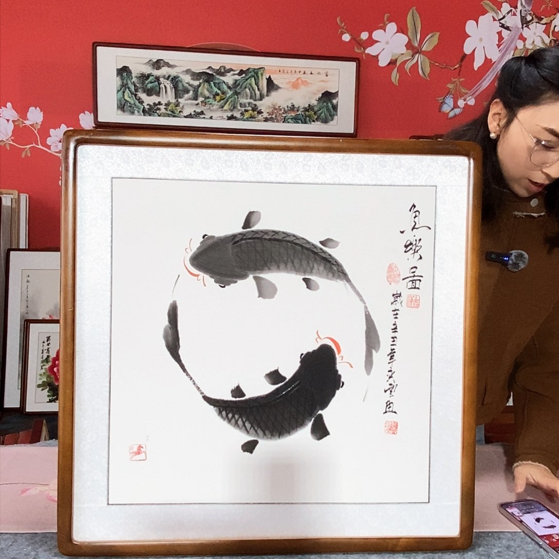 国画手写手绘国画63✖️63包邮