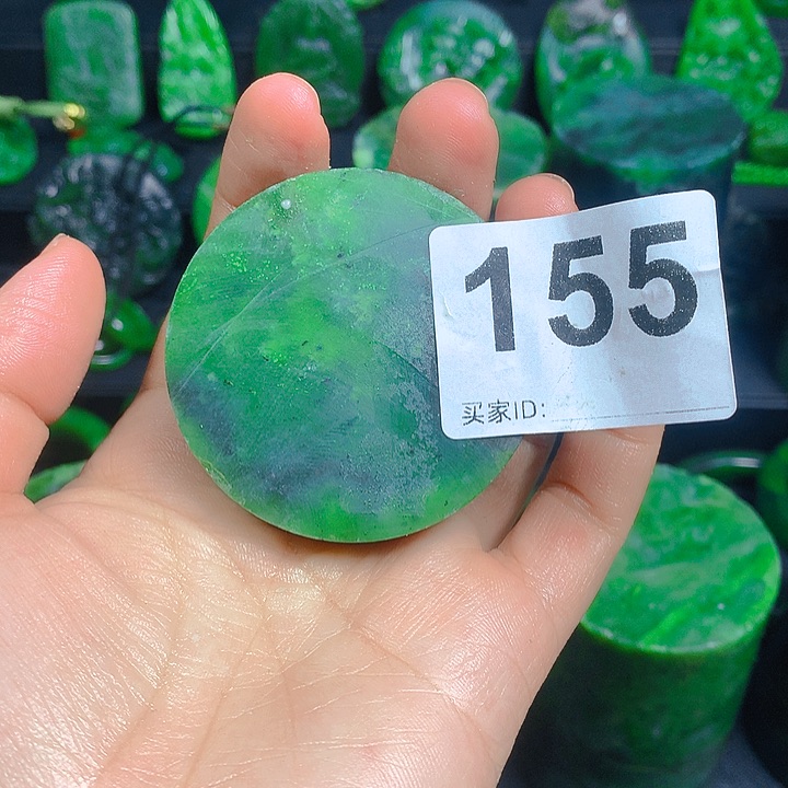 未镶嵌和田玉（碧玉）珠宝半成品