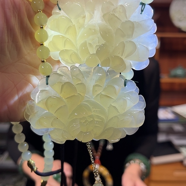 毛衣链未镶嵌和田玉