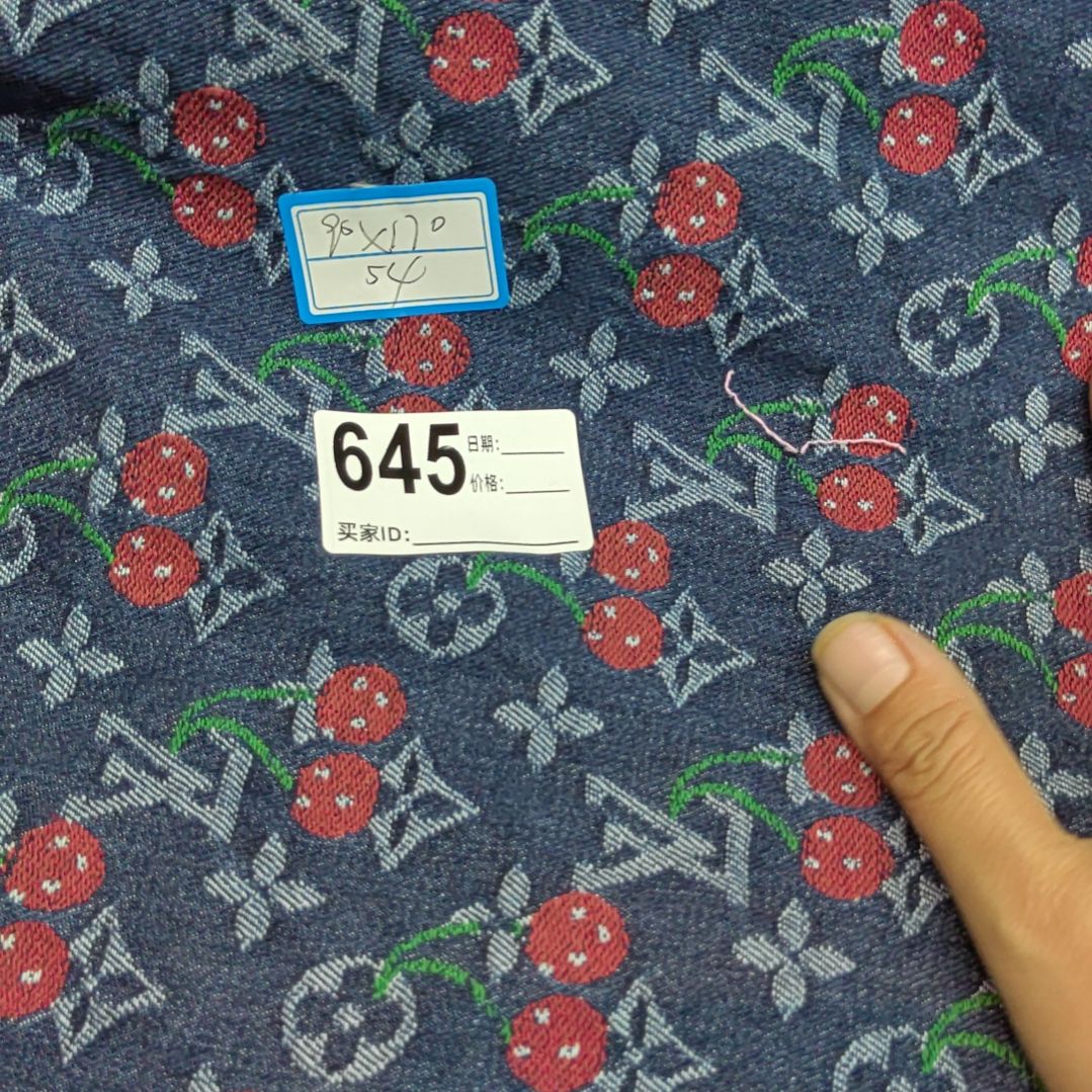 水洗提花牛仔面料0.9*1.7