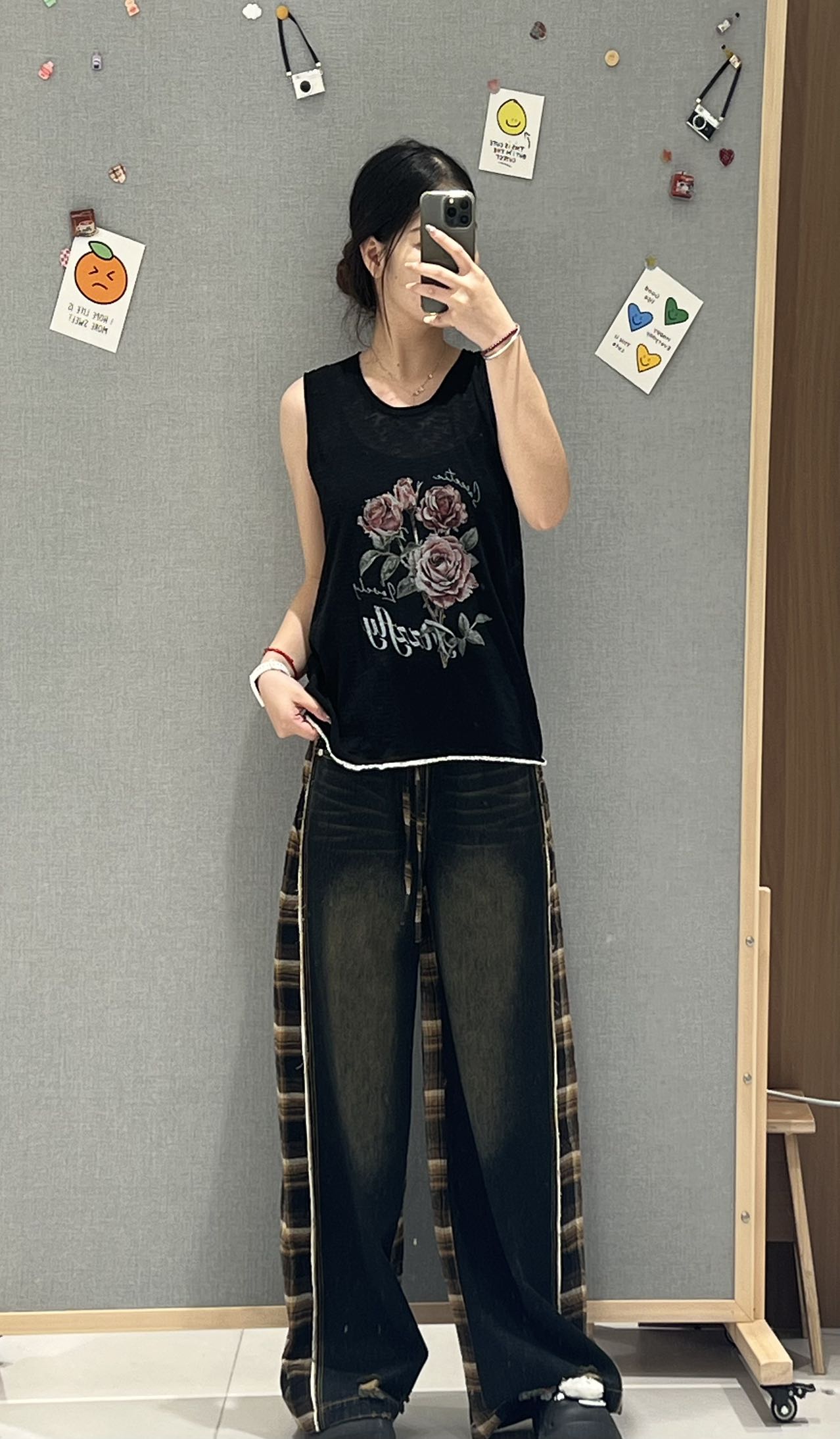 【现货】FIZZFLY复古玫瑰棉麻背心无袖百搭复古潮流夏季时尚