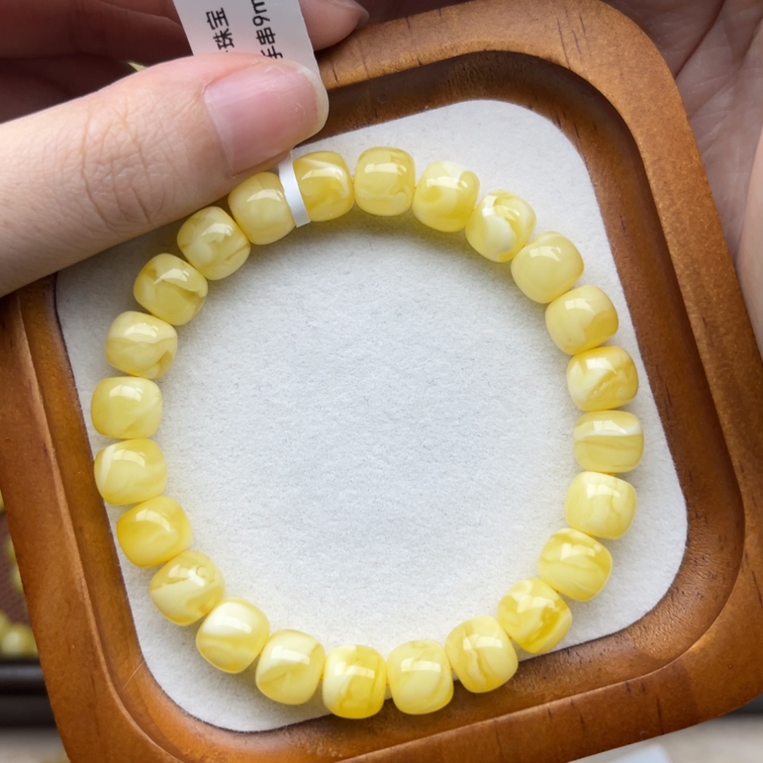 蜜蜡未镶嵌珠宝奇石9mm