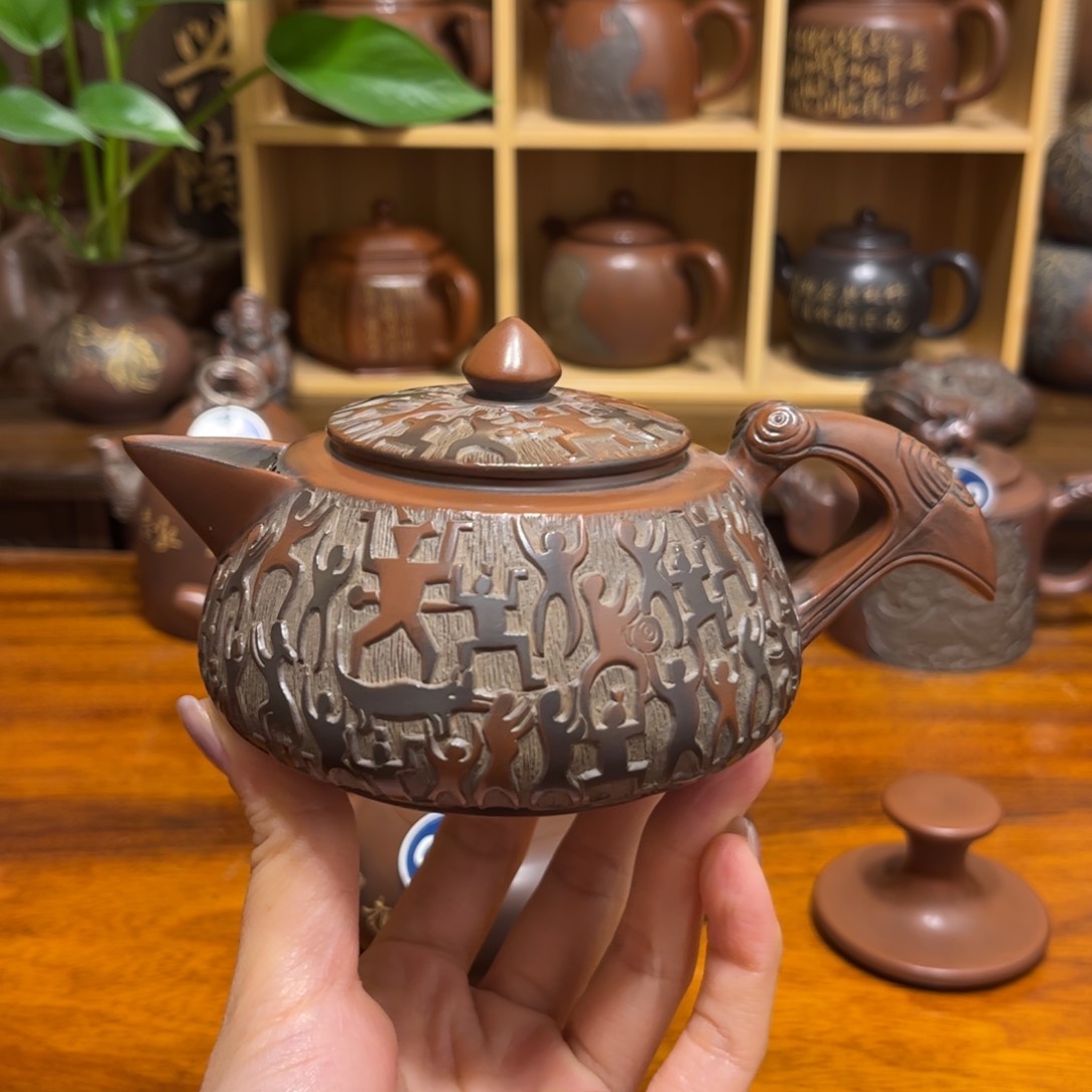 用****6神蛙铜鼓网孔240 cc名家作品