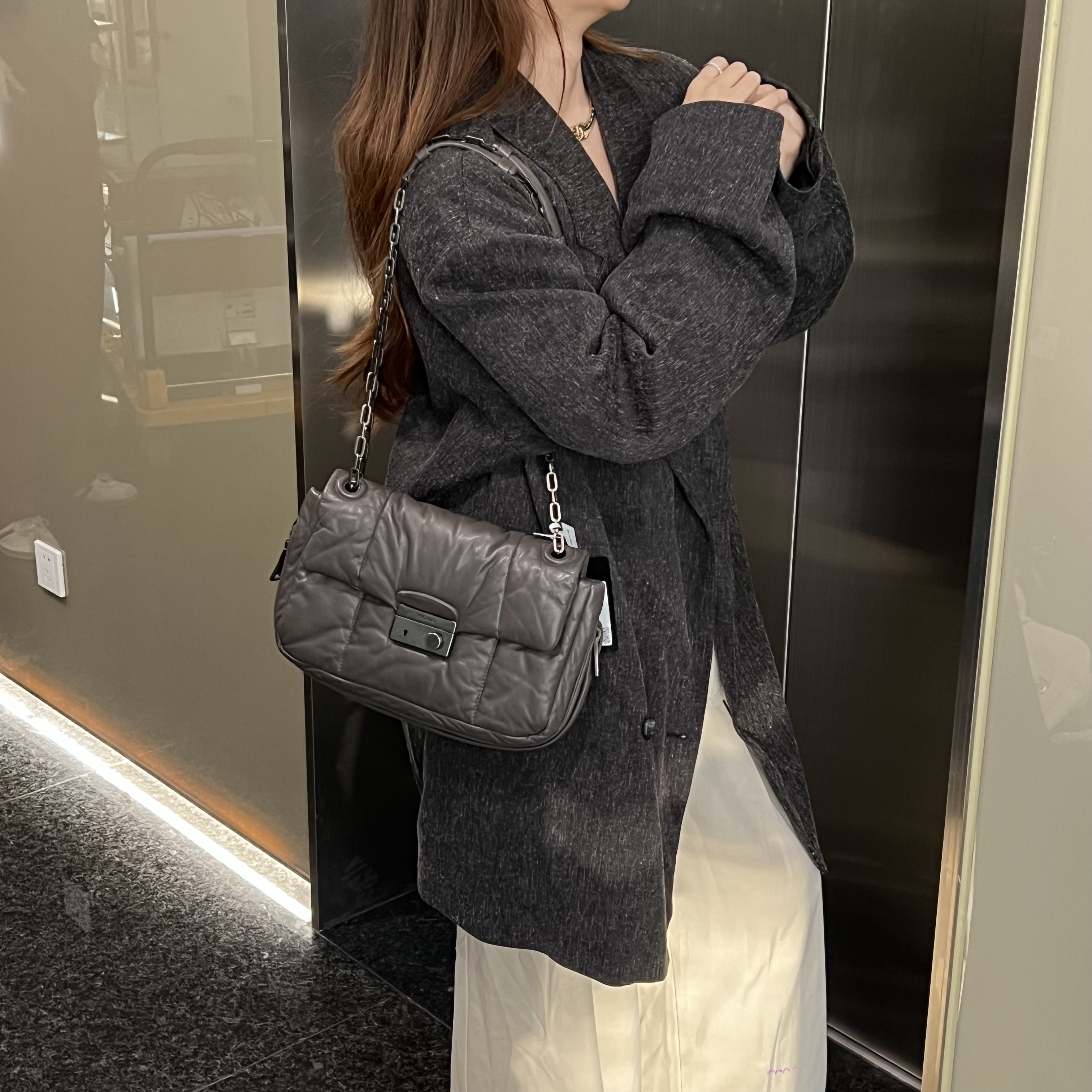 95新 Prada/普拉达 prada泡芙云朵包