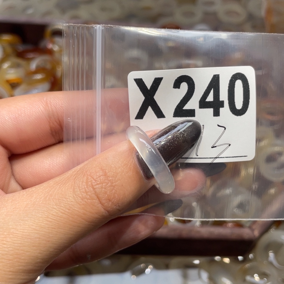 玛瑙/玉髓未镶嵌戒指240