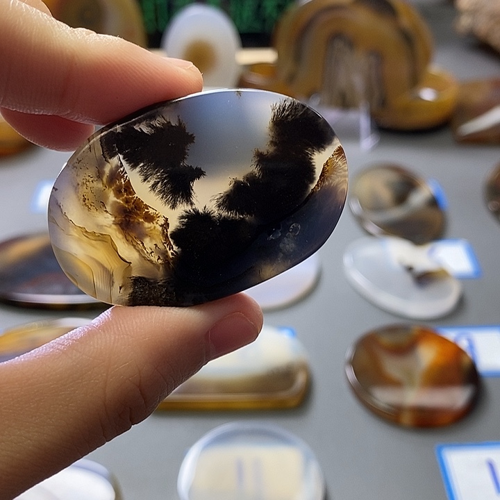 玛瑙/玉髓未镶嵌珠宝半成品67有扣