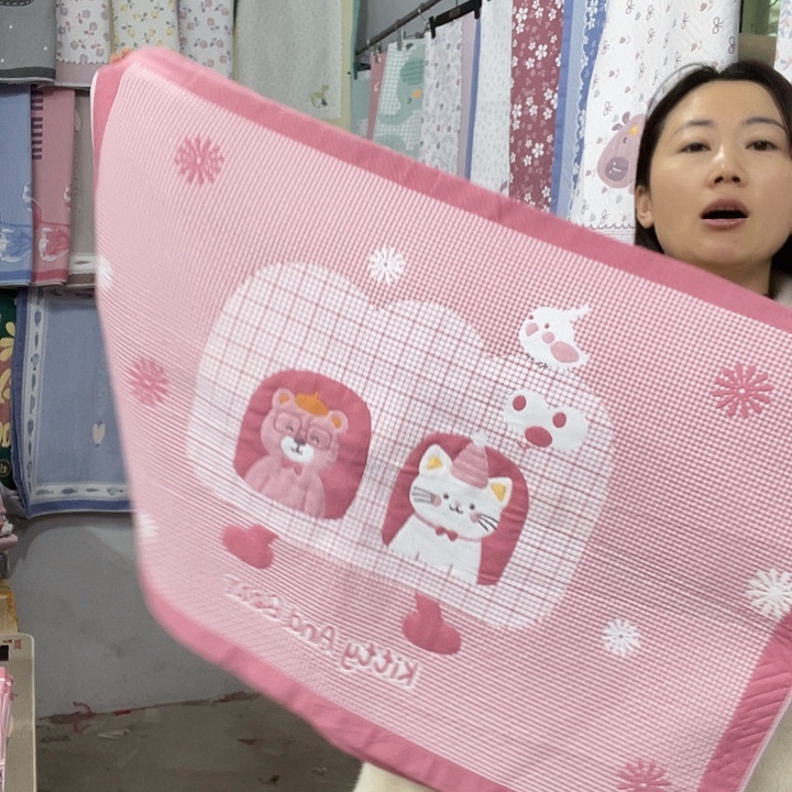 棉处理粉色小猫咪