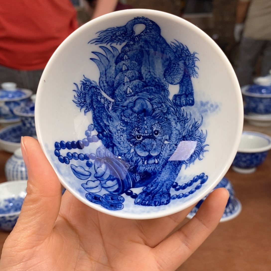 杯景德镇陶瓷手工手绘