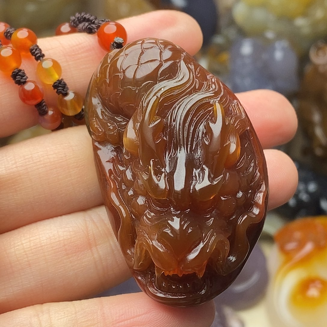 玛瑙/玉髓未镶嵌把件