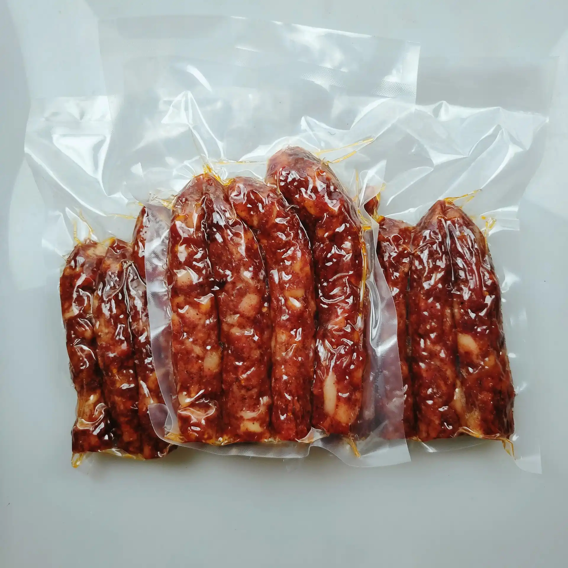 农家手工纯肉腊肠自然风干咸香味非烟熏土特产