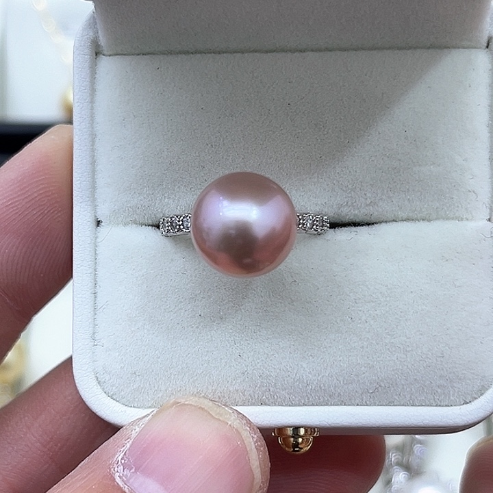 淡水珍珠颈饰银S925镶嵌