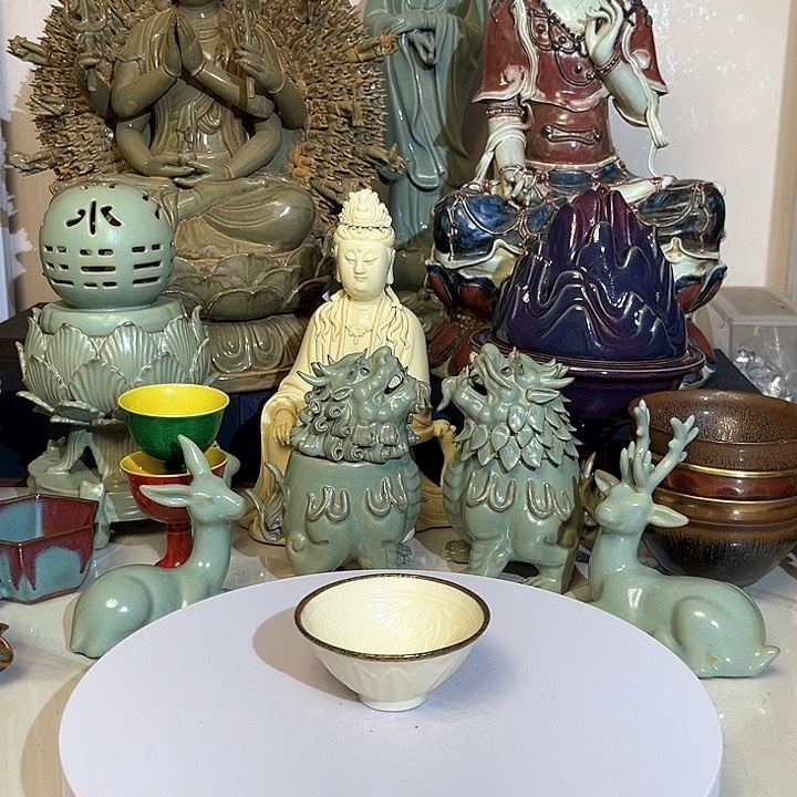 瓷片摆件摆件摆件