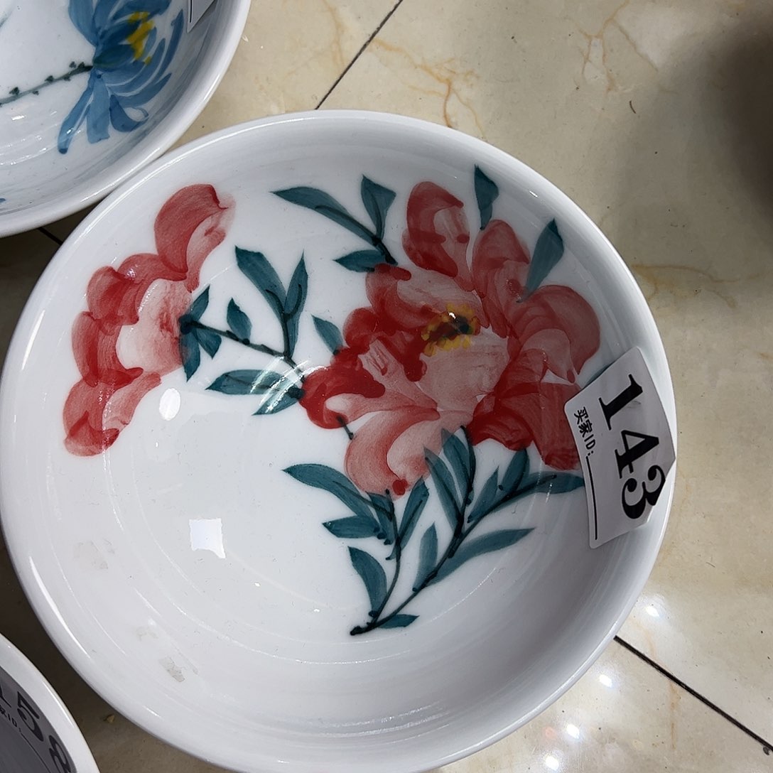 瓷片景德镇陶瓷手工手绘制作