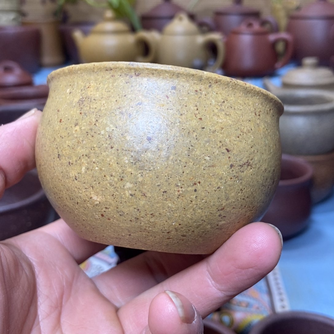 茶杯紫砂乱目全砂手工泥160毫升