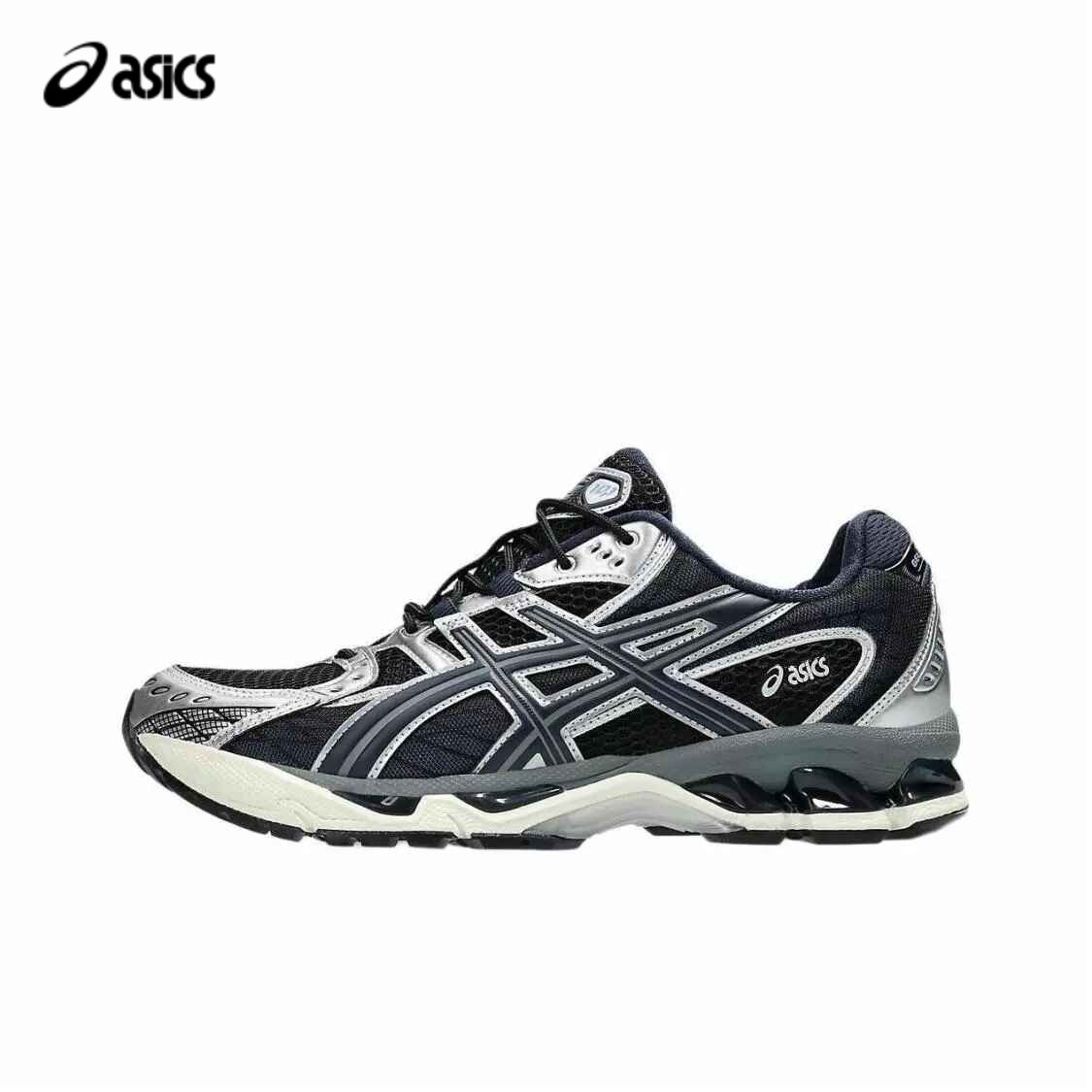 ASICS/亚瑟士GEL-NIMBUS 10.1琥珀流光复古潮流减震跑步鞋 银黑色