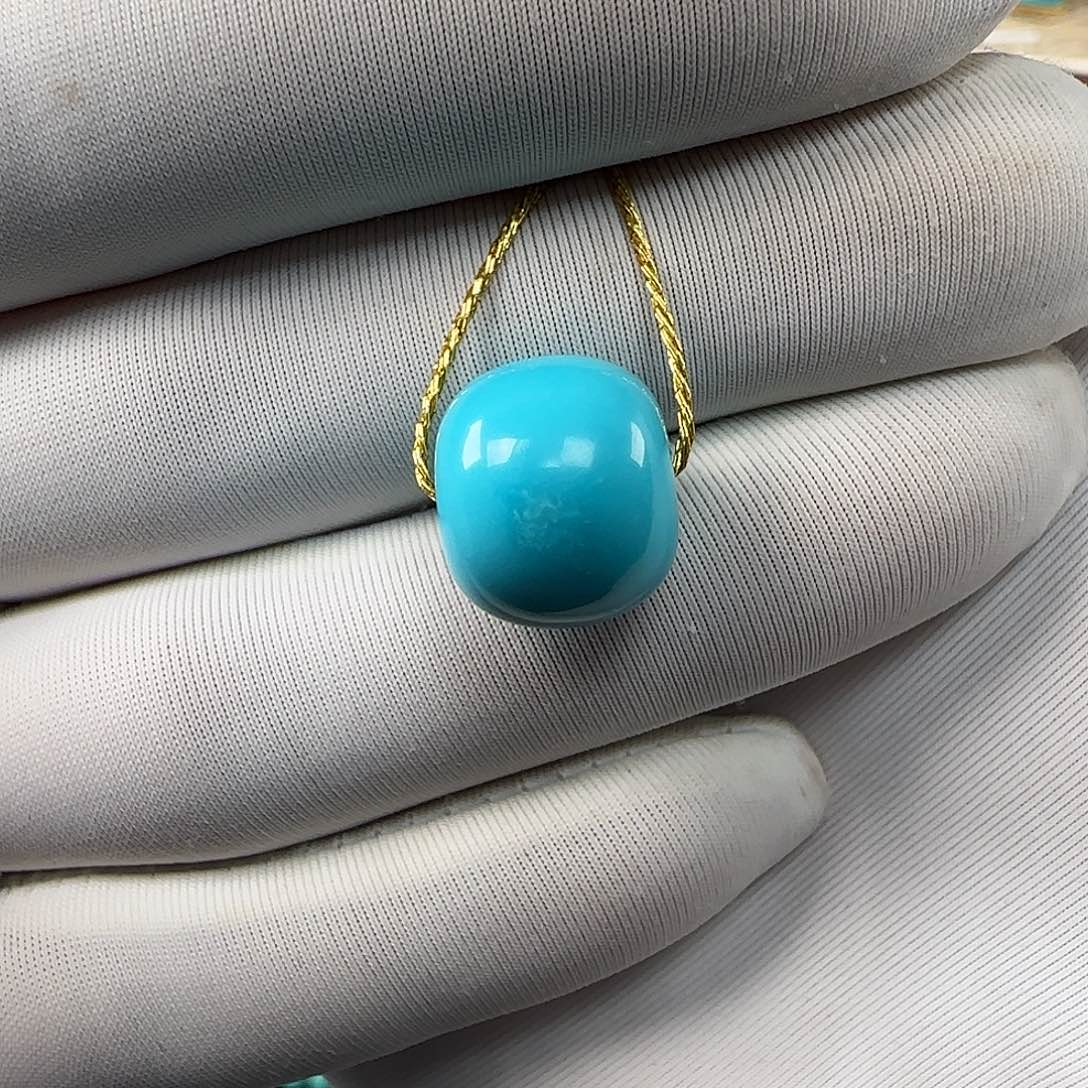 绿松石未镶嵌12mm➕单珠