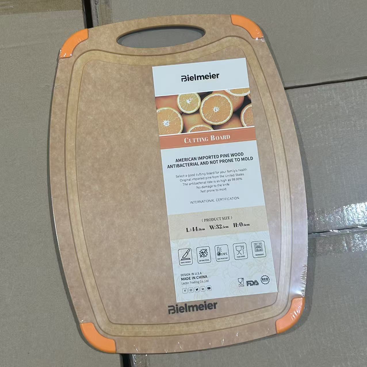 B家松木纤维菜板大号44*32.5*0.6cm