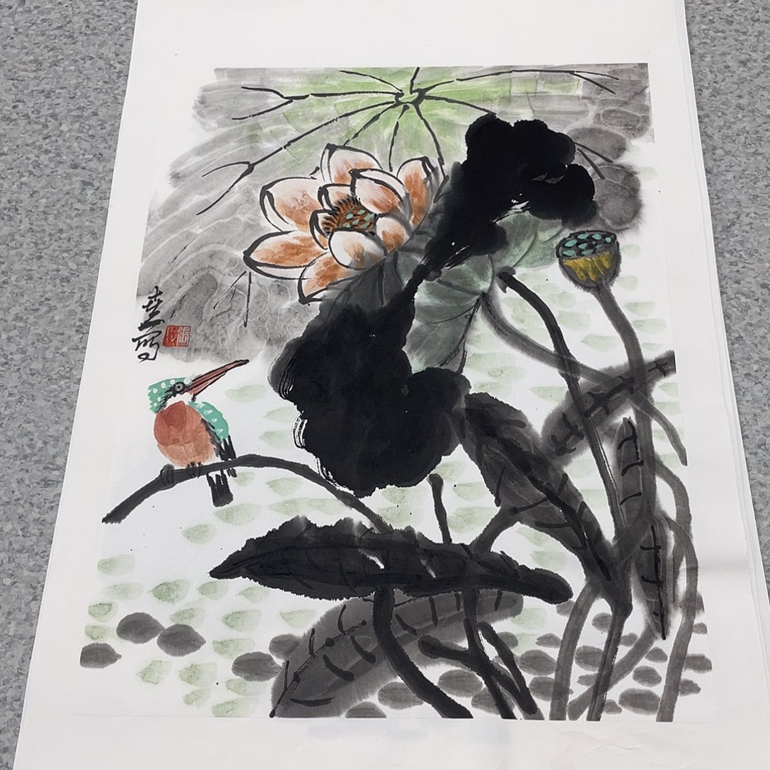 国画1.4平尺国画作品