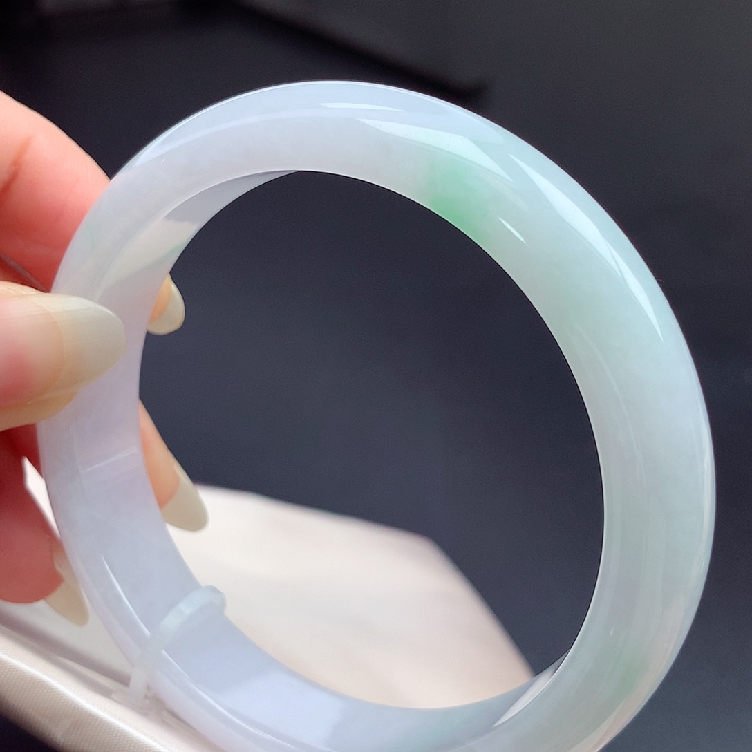 翡翠未镶嵌手镯59.6圈口