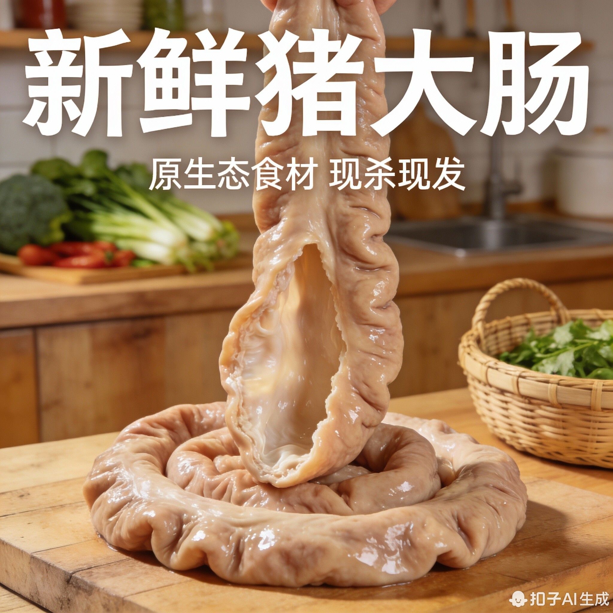 【肥肠】重庆黑毛猪散养跑山猪顺丰冷链包邮到家