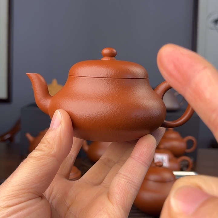 永***福紫砂茶壶君德壶 半手工制作 小煤窑朱泥
