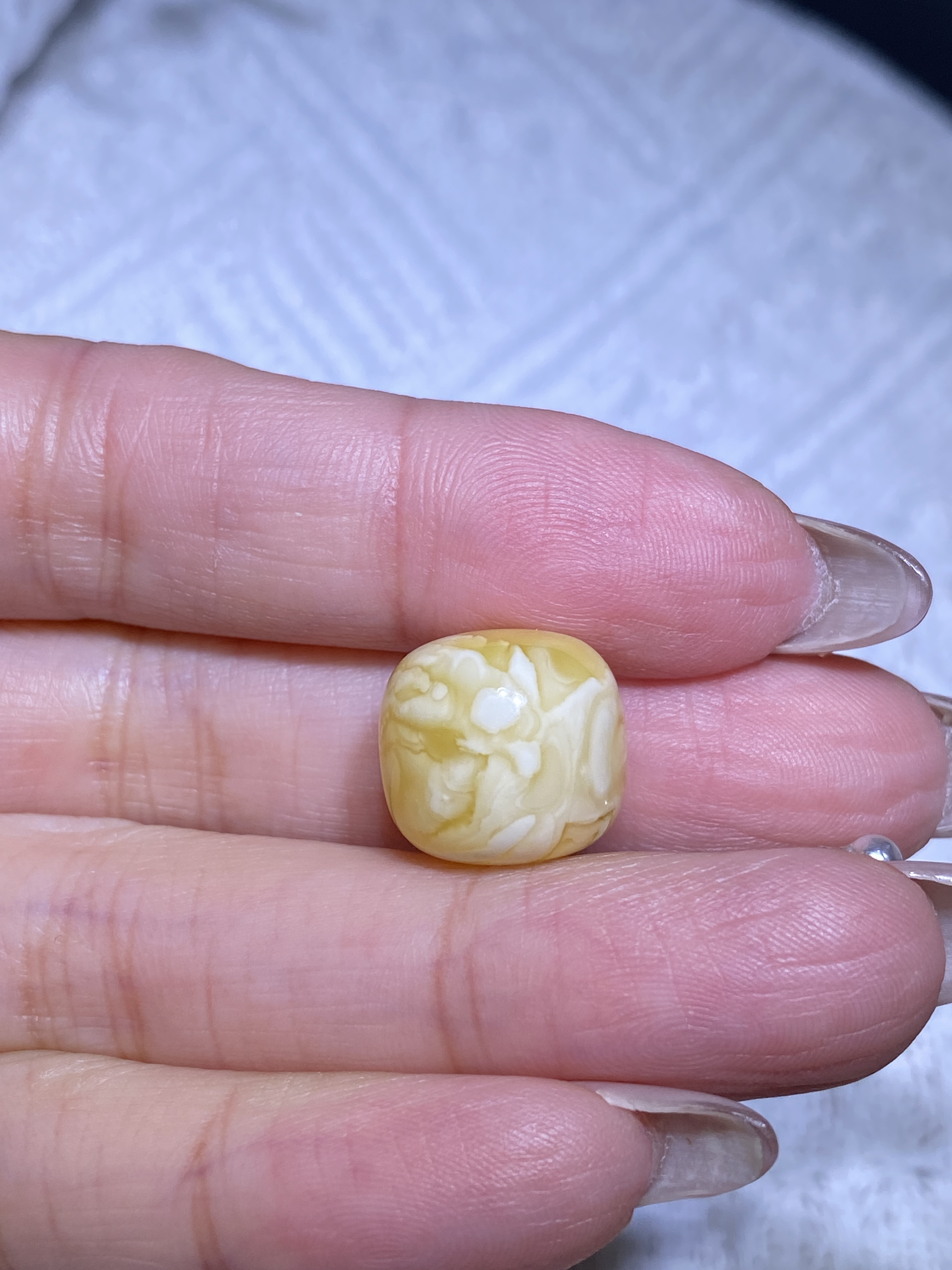 蜜蜡白花云纹虎皮纹精工老型