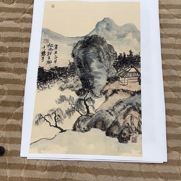 国画东**阳花鸟的翅膀和羽毛