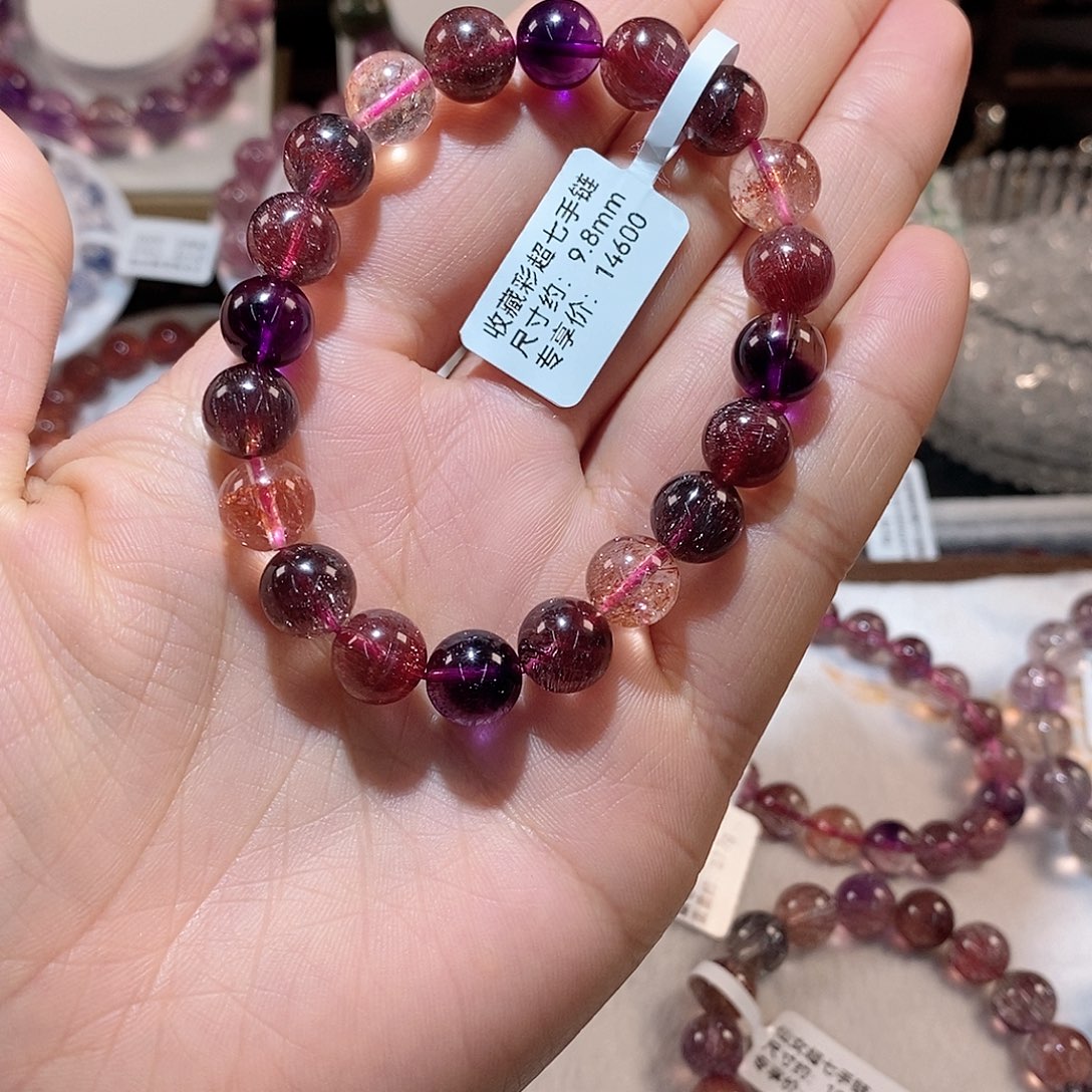 水晶手链未镶嵌喵*～J超七手链