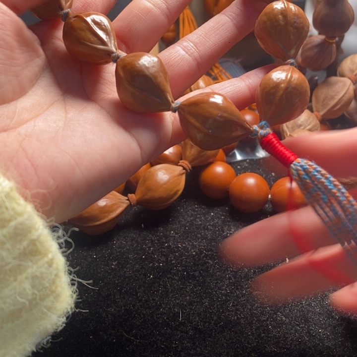 手串/手链橄榄核1.9蒜头彩绳